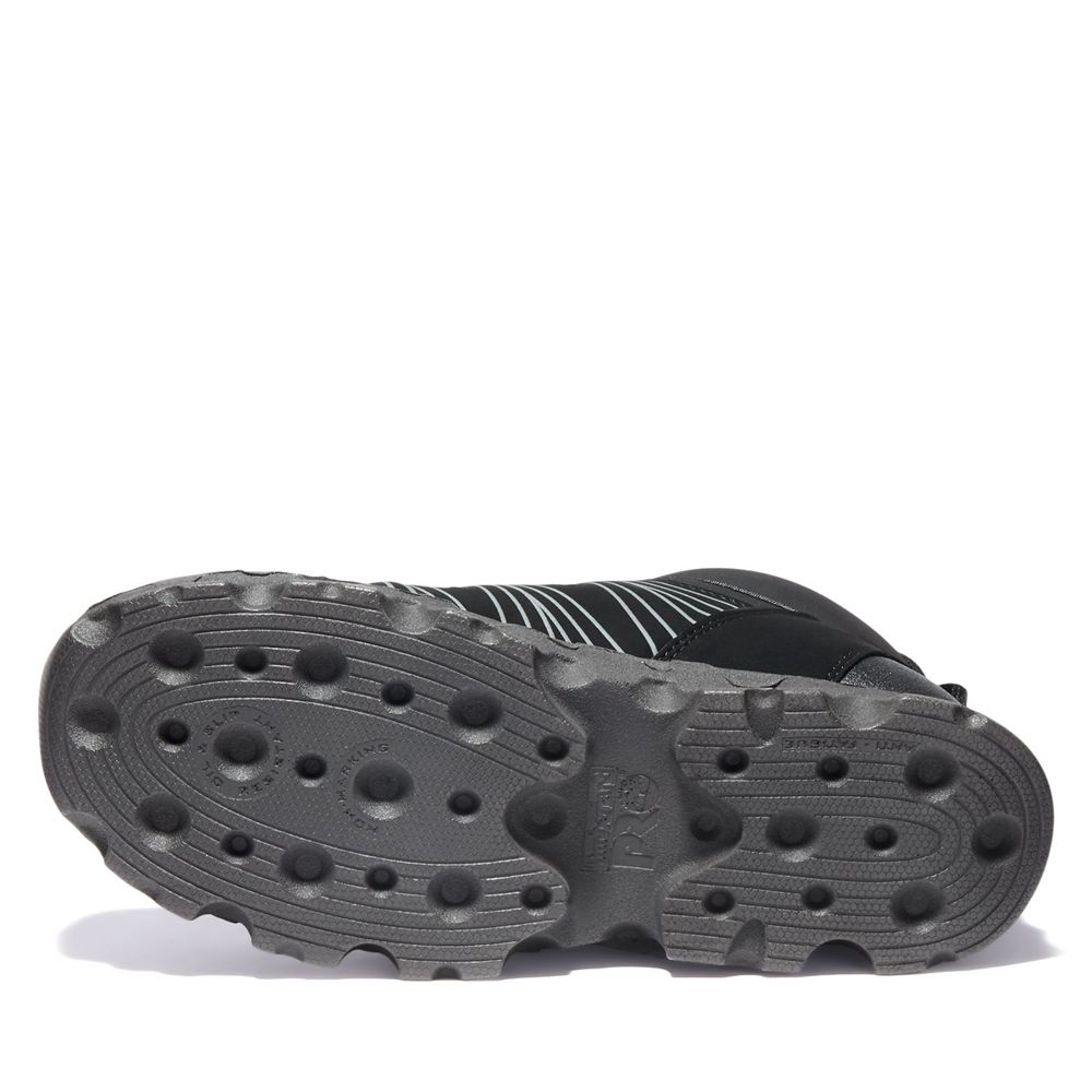 Botas de Trabajo Masculino - Timberland Pro® Powertrain Alloy Toe Esd Mid - ENGVJ4723 - Pretas